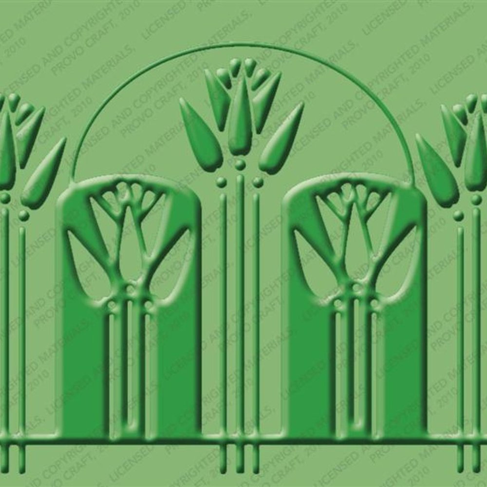 Cuttlebug 4-pc embossing folders - ART DECO - Picture 9 of 9